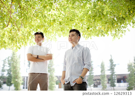 Male Student on University CampusMale Student on University Campus Male Student on University CampusMale Student on University Campus 12629313