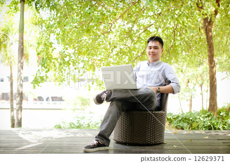 Male Student on Campus 12629371