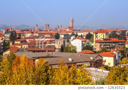 View of Alba in autumn. View of Alba in autumn. 12630323