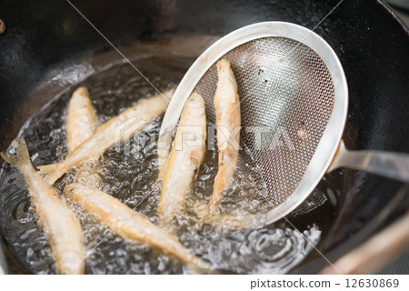 Deep-fried pork fish 12630869