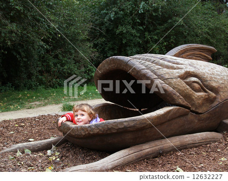 Girl inboard the whale 12632227