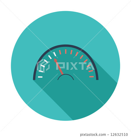 Speedometer icon. Speedometer icon. 12632510