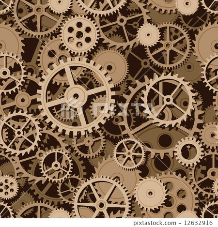 Gears seamless background 12632916