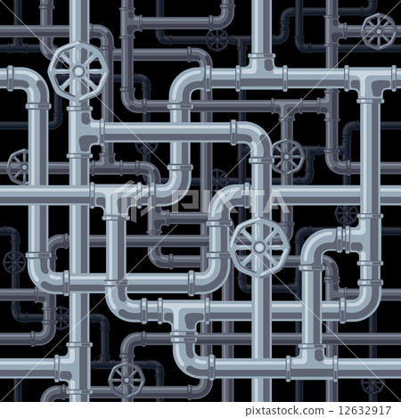 Seamless pipes background 12632917
