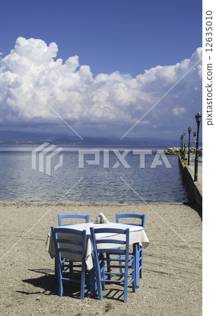 Chair in greek taverna Chair in greek taverna 12635010