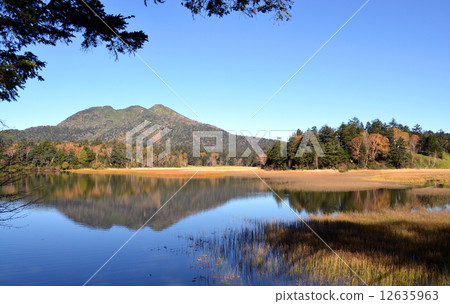 Ozenuma在秋天和Mugatake 12635963