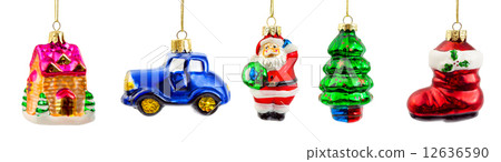 Set of christmas decorations Set of christmas decorations 12636590