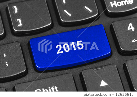 Computer notebook keyboard with 2015 key Computer notebook keyboard with 2015 key 12636613
