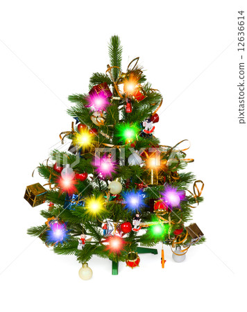 Decorated christmas tree Decorated christmas tree 12636614