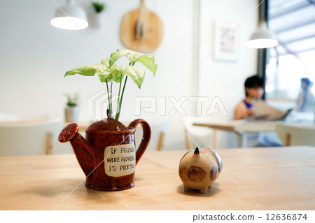 Cafe with two girls   12636874