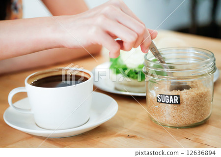 Cafe with two girls   12636894
