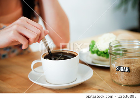 Cafe with two girls   12636895