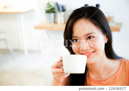 Cafe with two girls   12636917