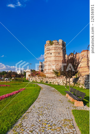 Old fortress at Istanbul Turkey 12636951
