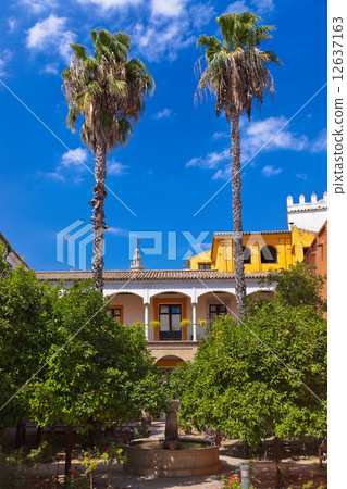 Real Alcazar Gardens in Seville Spain Real Alcazar Gardens in Seville Spain 12637163
