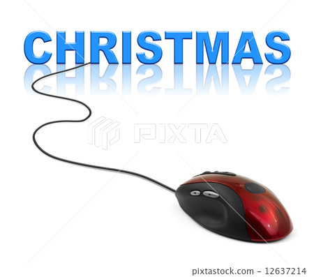 Computer mouse and Christmas Computer mouse and Christmas 12637214