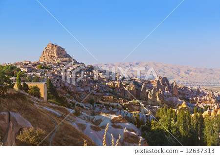 Uchisar Castle in Cappadocia Turkey 12637313