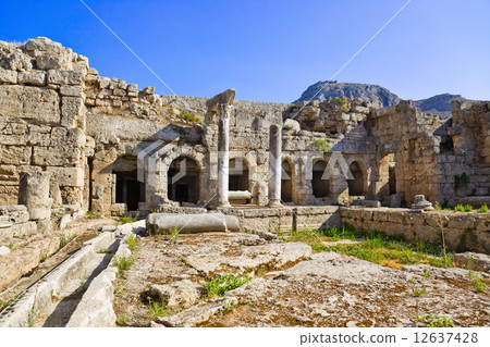 Ruins in Corinth, Greece Ruins in Corinth, Greece 12637428