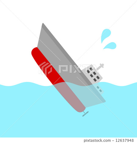 一艘正在下沉的船 12637948