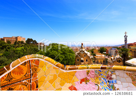 Park Guell - Barcelona Spain 12638681