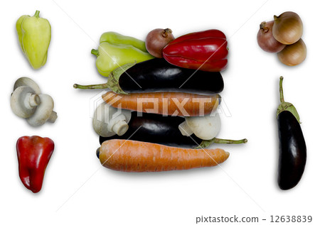 Assortment of autumn of products used in lunch Assortment of autumn of products used in lunch 12638839