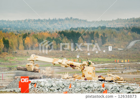 Obstacle remover IMR-2MA in action. Russia 12638873