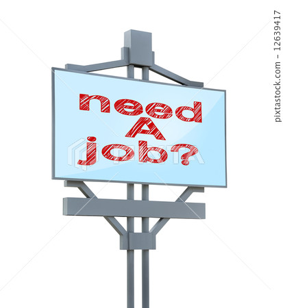 billboard with need a job billboard with need a job 12639417