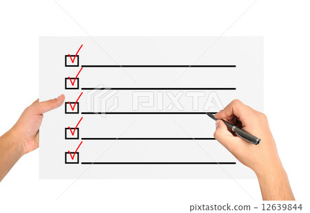 poster with check box poster with check box 12639844