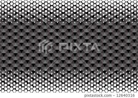Background material Wallpaper (pattern of dither and hexagonal tile) 12640316