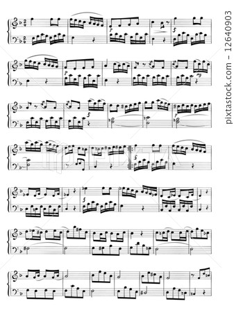 Musical score  12640903