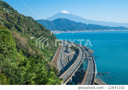 Mt. Fuji overlooked pass Mt. Fuji overlooked pass 12641102