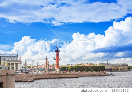 Saint-Petersburg, Vasilevsky Island . Saint-Petersburg, Vasilevsky Island . 12641352