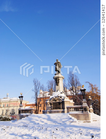 Adam Mickiewicz Monument in Warsaw 12641417