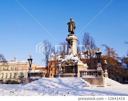 Adam Mickiewicz Monument in Warsaw 12641418