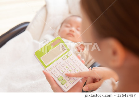 2 months old baby 2 months old baby 12642487