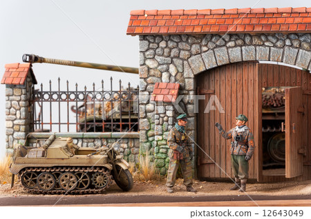 Miniature with german officers Miniature with german officers 12643049