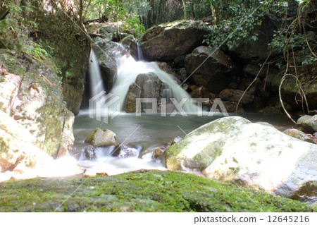 Trekking to water fall 12645216