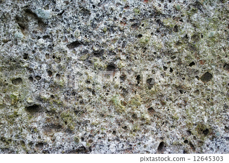 Upgraded surface of weathered Oishi stone stone wall 12645303