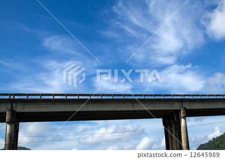 Bridge across river 12645989