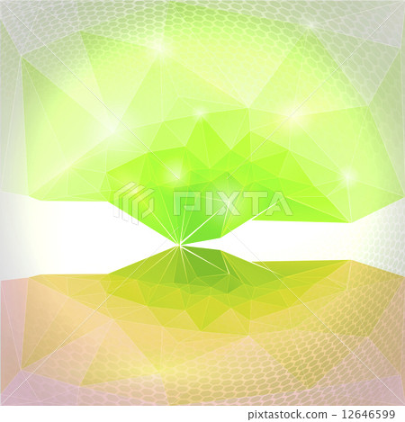 Abstract vector green background. Magic tree. - Stock Illustration ...