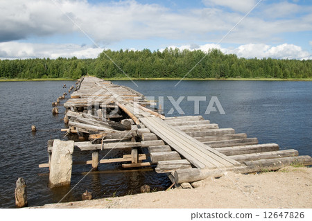 Broken bridge Broken bridge 12647826