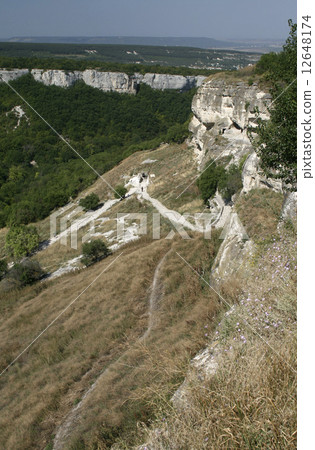 Cave City Chufut-Kale in the Crimean peninsula Cave City Chufut-Kale in the Crimean peninsula 12648174
