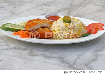 Mandy Rice with Fish Fillet 12648794