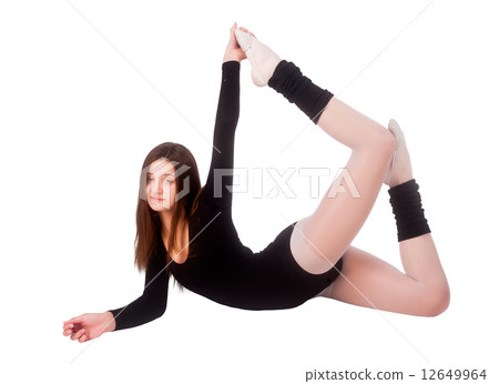 fitness woman making exercise fitness woman making exercise 12649964