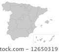 Map of Spain 12650319