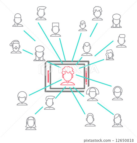 Social Networking People Conceptual Vector Design Social Networking People Conceptual Vector Design 12650818