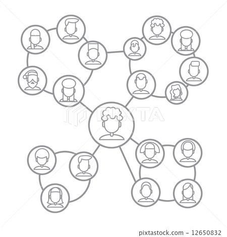 men and women connecting together via social networking men and women connecting together via social networking 12650832