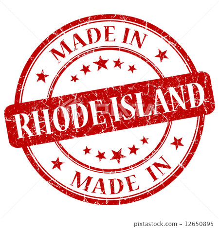 made in RhodeIsland red round grunge isolated stamp made in RhodeIsland red round grunge isolated stamp 12650895