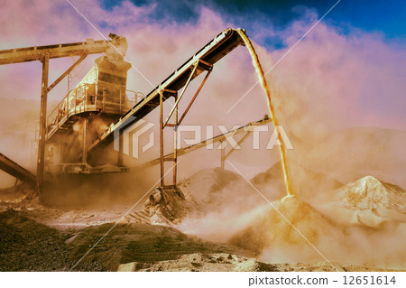 Industrial crusher - rock stone crushing machine Industrial crusher - rock stone crushing machine 12651614