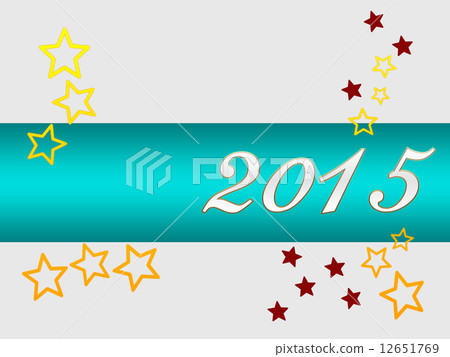 Silvester greeting card 2015 Silvester greeting card 2015 12651769